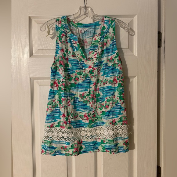 Crown and Ivy linen sleeveless top - Picture 2 of 2